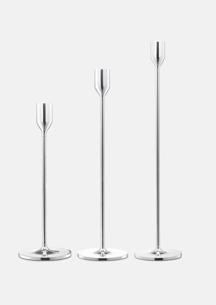 Skultuna 1607 스쿨투나 Nattlight Ljusstake - Försilvrad - Set om 3 스웨덴 왕실 황동 공방