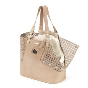 Labbvenn 라브벤 Elva Dog Carrier & Personal Bag- Nude 강아지 벨기에 디자인
