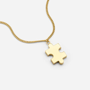 Skultuna 1607 스쿨투나 Project Playground Puzzle Necklace - Gold Plated 여성 주얼리 스웨덴