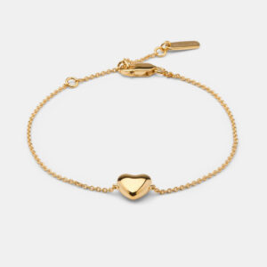Skultuna 1607 스쿨투나 Heart Bracelet – Gold Vermeil 여성 주얼리 스웨덴