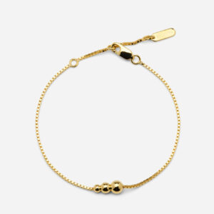 Skultuna 1607 스쿨투나 Météorite Bracelet - Gold Vermeil 여성 주얼리 스웨덴