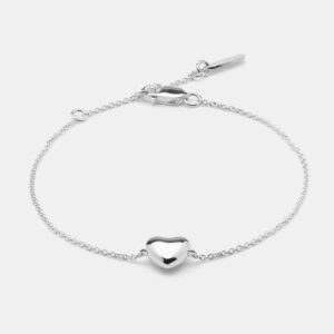 Skultuna 1607 스쿨투나 Heart Bracelet - Sterling Silver 여성 주얼리 스웨덴