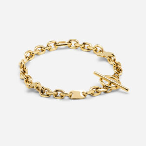 Skultuna 1607 스쿨투나 Unité Vector Chain Bracelet - Gold Plated 여성 주얼리 스웨덴