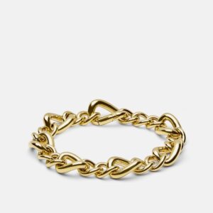 Skultuna 1607 스쿨투나 Cuba Chain Bracelet - Gold Plated 여성 주얼리 스웨덴