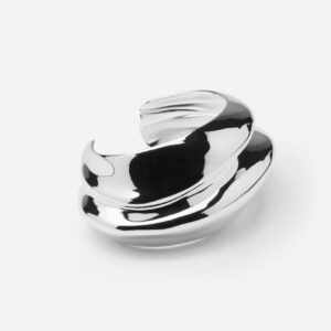 Skultuna 1607 스쿨투나 Écume de Mer Bangle - Silver Plated 여성 주얼리 스웨덴