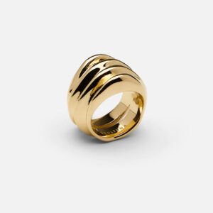Skultuna 1607 스쿨투나 Écume de Mer - Marea Ring - Gold Plated 여성 주얼리 스웨덴