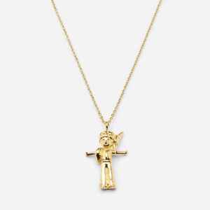 Skultuna 1607 스쿨투나 Le Petit Prince x Skultuna – Le Petit Prince with fox Necklace - Gold Plated
