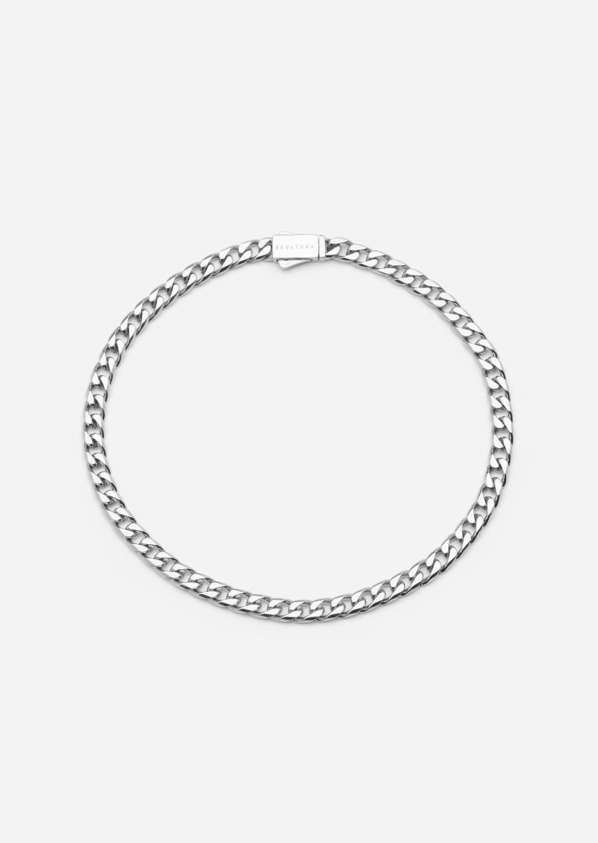 Skultuna 1607 스쿨투나 Petit Paul Chain Bracelet - Silver Plated 남성 주얼리 스웨덴