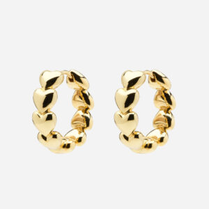 Skultuna 1607 스쿨투나 Mille Coeurs Hoops - Gold Vermeil 여성 주얼리 스웨덴