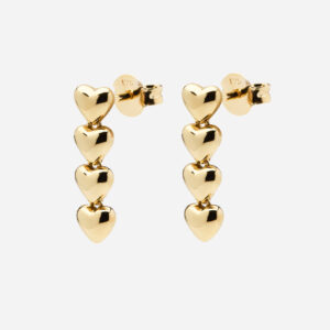 Skultuna 1607 스쿨투나 Mille Coeurs Earrings - Gold Vermeil 여성 주얼리 스웨덴