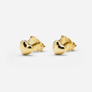 Skultuna 1607 스쿨투나 Heart Petit Studs - Gold Vermeil 여성 주얼리 스웨덴