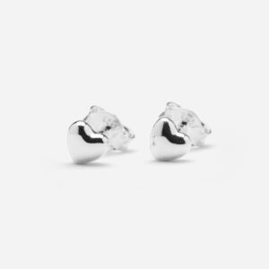 Skultuna 1607 스쿨투나 Heart Petit Studs - Sterling Silver 여성 주얼리 스웨덴