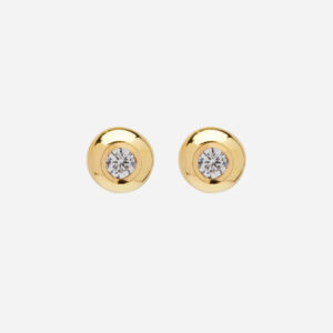 Skultuna 1607 스쿨투나 Météorite Diamond Studs - Gold Vermeil 여성 주얼리 스웨덴