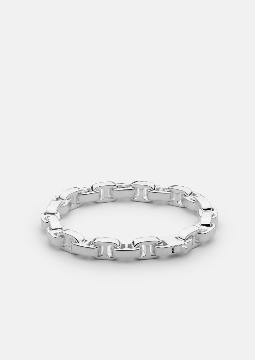 Skultuna 1607 스쿨투나 Velo Chain Bracelet - Silver Plated 남성 주얼리 스웨덴