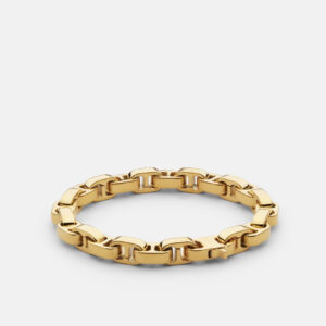 Skultuna 1607 스쿨투나 Velo Chaîne Bracelet - Gold Plated 여성 주얼리 스웨덴