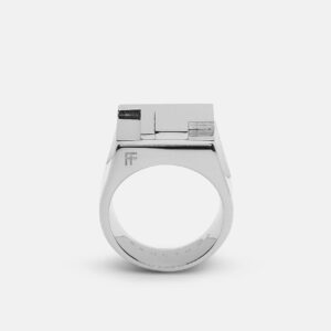 Skultuna 1607 스쿨투나 Signet Ring design Folkform – Silver Plated 남성 주얼리 스웨덴