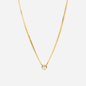 Skultuna 1607 스쿨투나 Météorite Diamond Necklace – Gold Vermeil 여성 주얼리 스웨덴