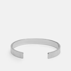 Skultuna 1607 스쿨투나 Ribbed Cuff - Silver Plated 남성 주얼리 스웨덴