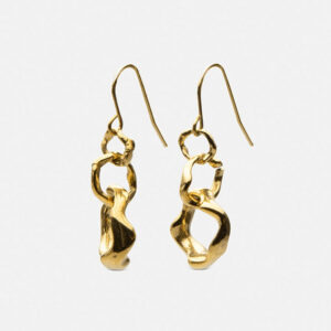 Skultuna 1607 스쿨투나 Chunky Petit Earrings - Gold Plated 여성 주얼리 스웨덴