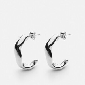 Skultuna 1607 스쿨투나 Chunky Earrings - Silver Plated 여성 주얼리 스웨덴