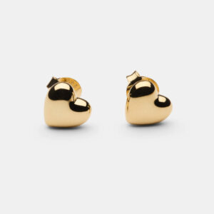 Skultuna 1607 스쿨투나 Heart Earrings – Gold Vermeil 여성 주얼리 스웨덴