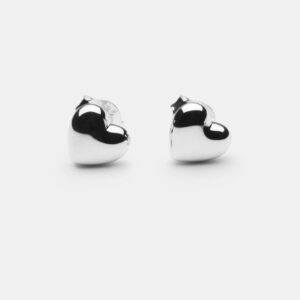 Skultuna 1607 스쿨투나 Heart Earrings – Sterling Silver 여성 주얼리 스웨덴