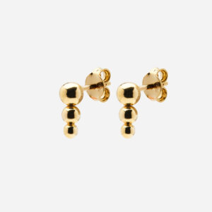 Skultuna 1607 스쿨투나 Météorite Studs - Gold Vermeil 여성 주얼리 스웨덴