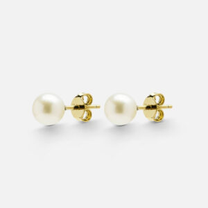 Skultuna 1607 스쿨투나 Perle Classique Studs - Gold Vermeil 여성 주얼리 스웨덴