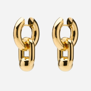 Skultuna 1607 스쿨투나 Hoop Earrings - Bouclé - Gold Plated 여성 주얼리 스웨덴