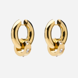 Skultuna 1607 스쿨투나 Hoop Earrings - Anneau - Gold Plated 여성 주얼리 스웨덴