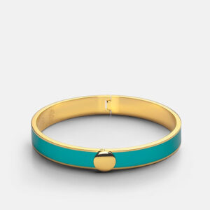 Skultuna 1607 스쿨투나 Enamel Bangle - Turquoise 여성 주얼리 스웨덴