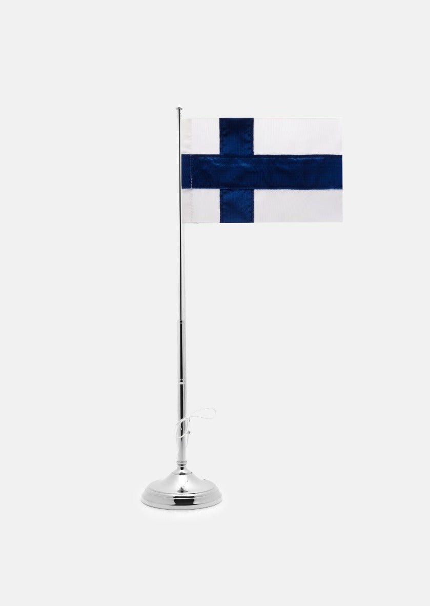 Skultuna 1607 스쿨투나 Flaggstång Klassisk Finland - Försilvrad 스웨덴 왕실 황동 공방