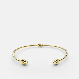 Skultuna 1607 스쿨투나 Knot Cuff - Gold Plated 여성 주얼리 스웨덴