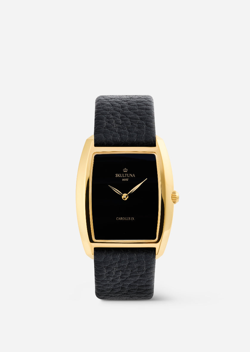 Skultuna 1607 스쿨투나 Carolus IX Black - Black Calf 남성 주얼리 스웨덴
