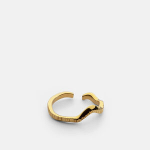 Skultuna 1607 스쿨투나 Chêne Raw Ring - Gold Plated 여성 주얼리 스웨덴