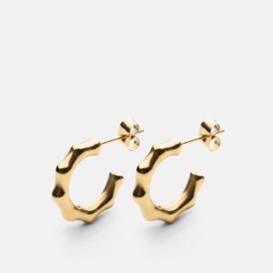 Skultuna 1607 스쿨투나 Bambou Petit Earrings - Gold Plated 여성 주얼리 스웨덴