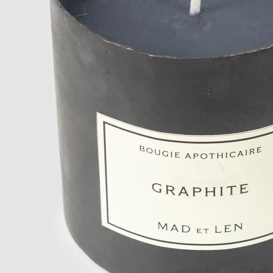 Mad et Len 마드 에 렌 Graphite | Scented Candle - 300g 프랑스 니치 홈프래그런스 - Image 3