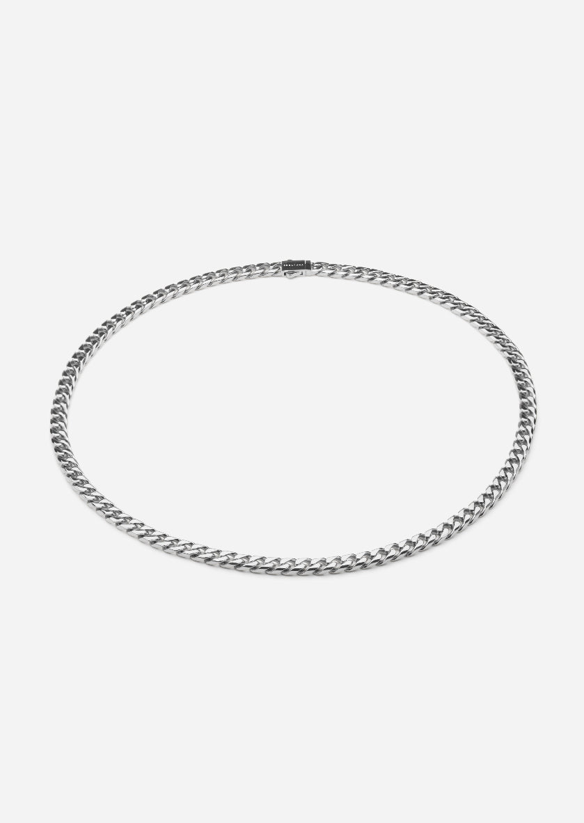 Skultuna 1607 스쿨투나 Petit Paul Chain Necklace - Silver Plated 남성 주얼리 스웨덴