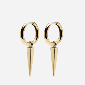 Skultuna 1607 스쿨투나 Spike Hoops Petit - Gold Plated 여성 주얼리 스웨덴