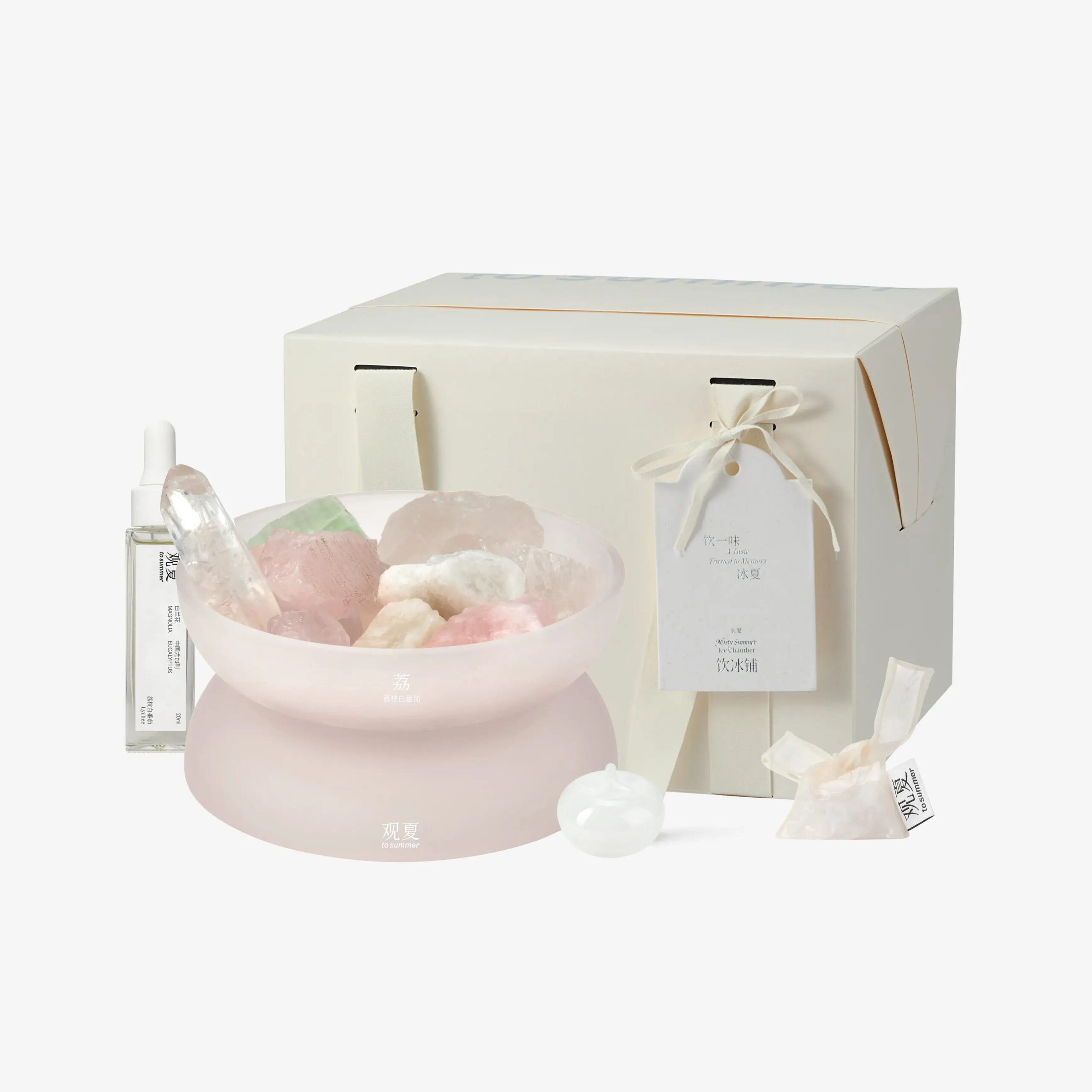 To Summer 관샤 観夏 LYCHEE MISTY SUMMER CRYSTAL MOOD AROMA 중국 니치 홈프래그런스