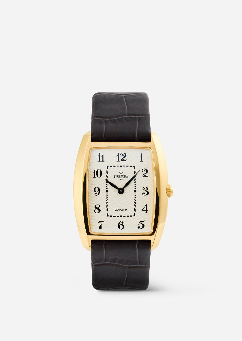 Skultuna 1607 스쿨투나 Carolus IX - Brown Croc 남성 주얼리 스웨덴