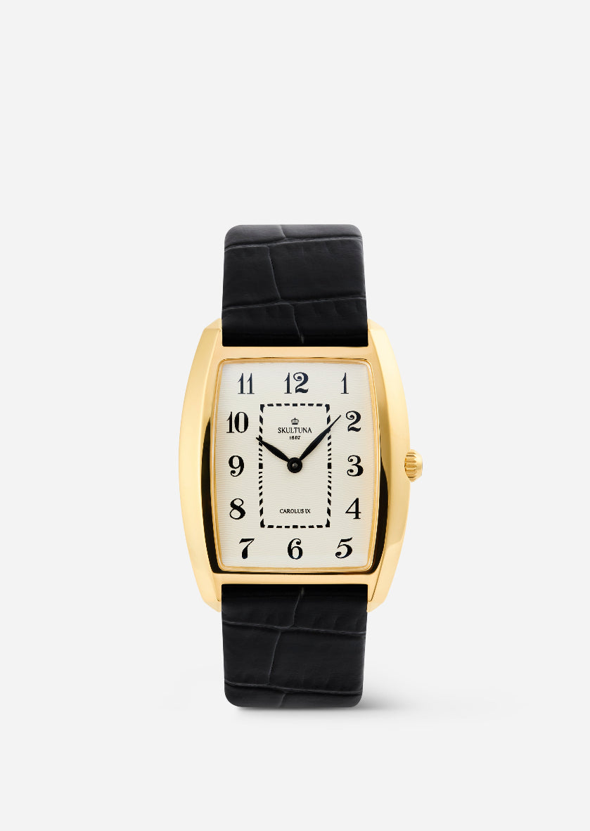 Skultuna 1607 스쿨투나 Carolus IX - Black Croc 남성 주얼리 스웨덴