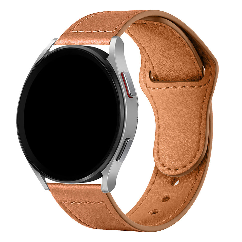 빕준 Genuine Leather Loop Strap for Samsung Galaxy Watch4/5/PRO/6/7 해외직구 정품 - Image 2