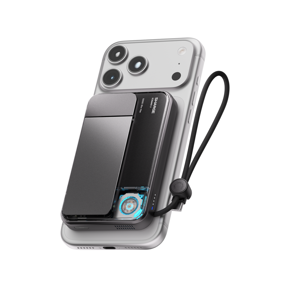샤지 SHARGE ICEMAG 3 Power Bank(35W, 10K, Qi2.2 25W, Built-in Cable) 충전기 SSD허브 해외직구 정품