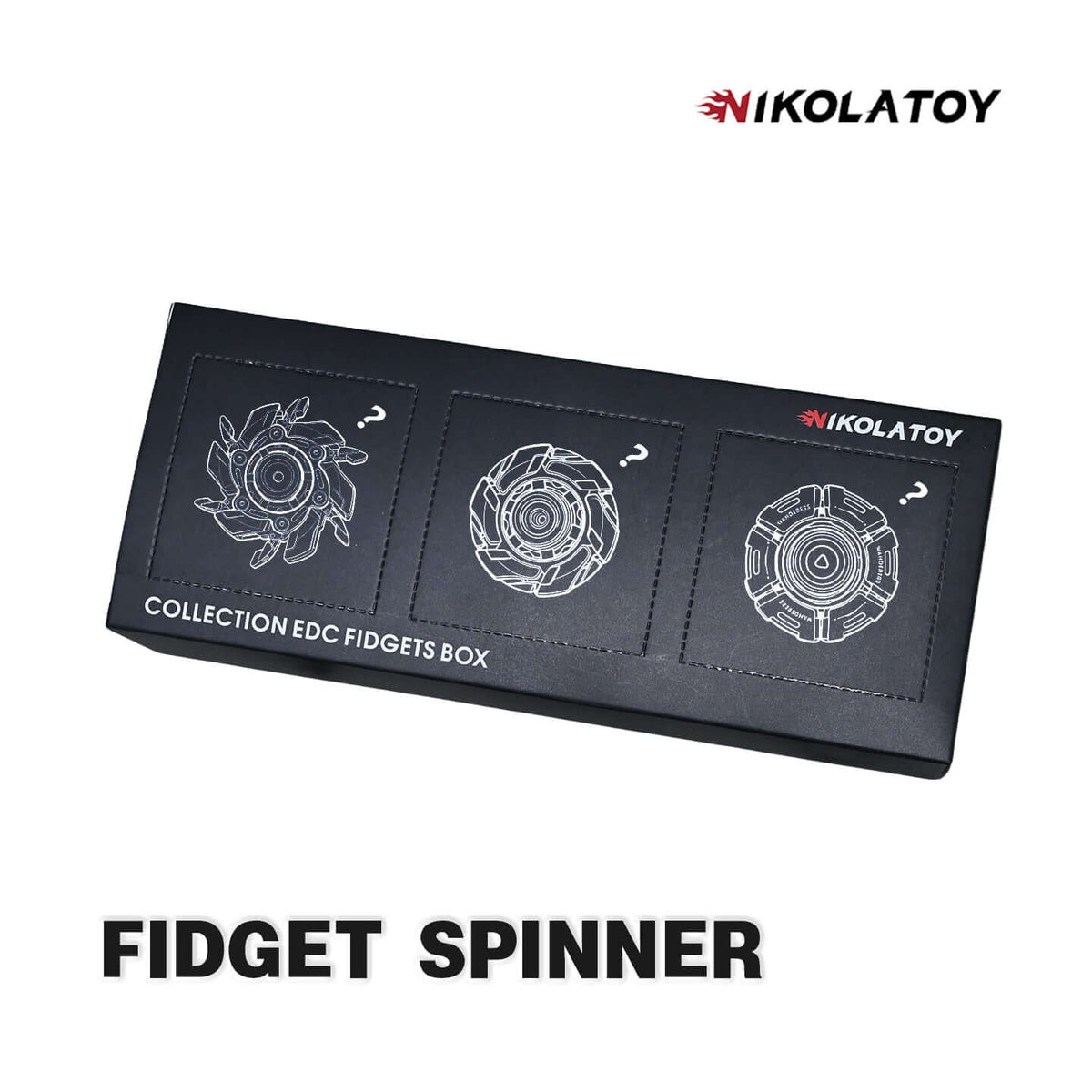 니콜라토이 Fidgets Spinner Toy Poking Lottery - 3Pack EDC 피젯토이 정품 해외직구