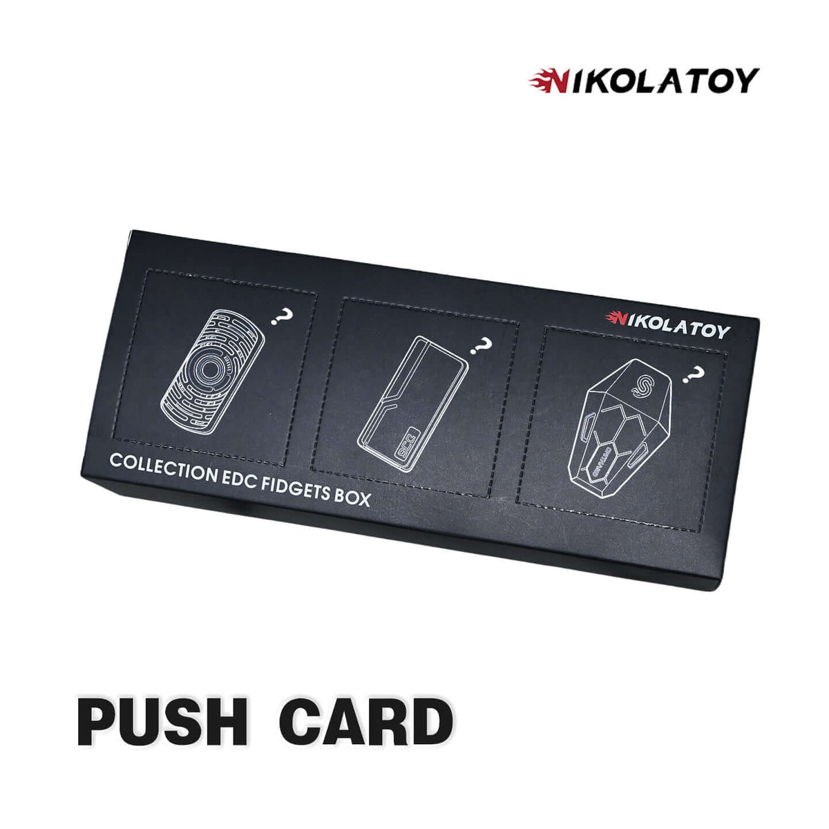 니콜라토이 Push Card Fidgets Toy Poking Lottery - 3Pack EDC 피젯토이 정품 해외직구