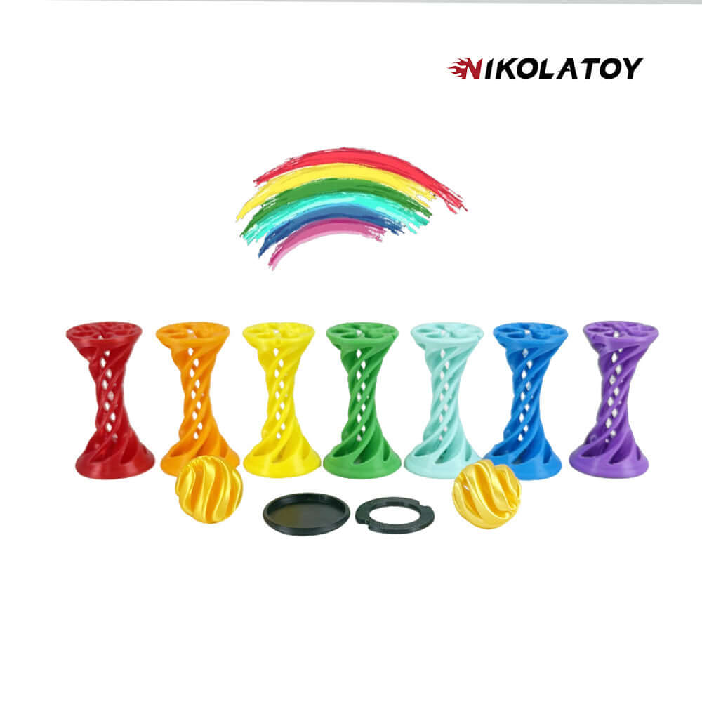 니콜라토이 3D Printed Rainbow Spiral Ejection Decompres 데스크 오브제 정품 해외직구