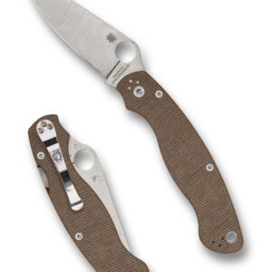 스파이더코 Spyderco Military™ 2 Brown Canvas Micarta® CPM® CRU-WEAR® 해외직구 정품