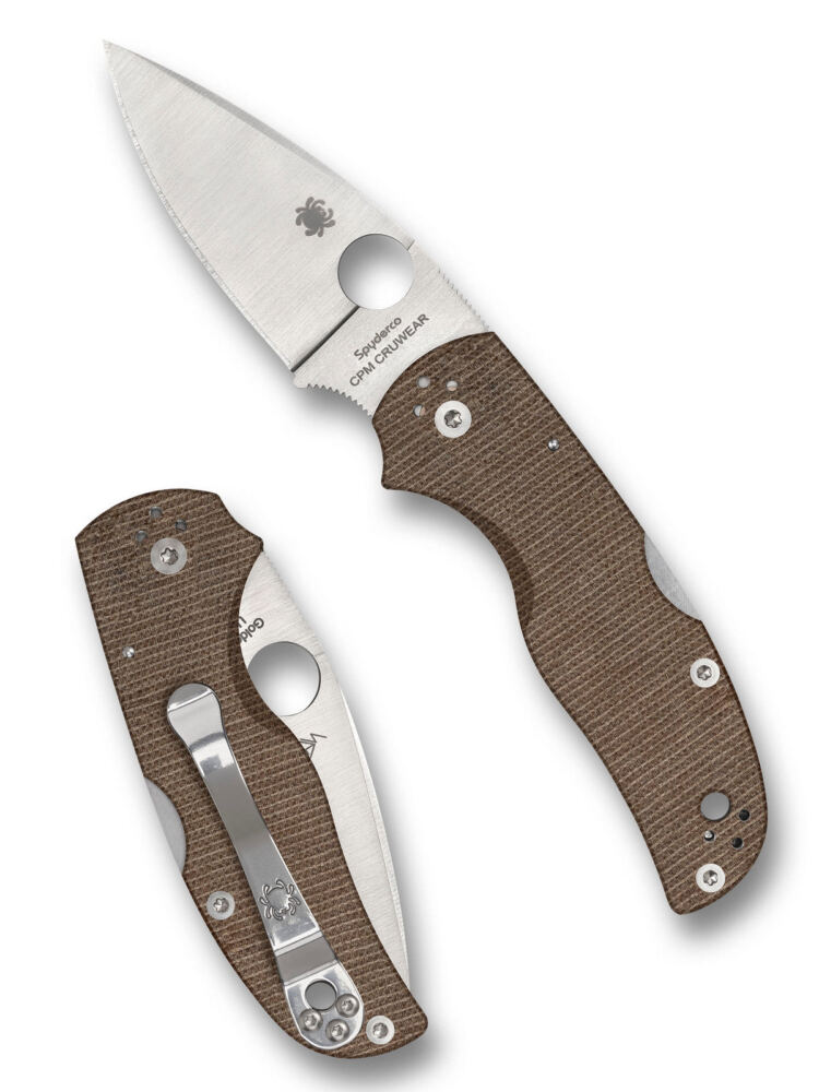 스파이더코 Spyderco Native® 5 Brown Canvas Micarta® CPM® Cru-Wear® 해외직구 정품