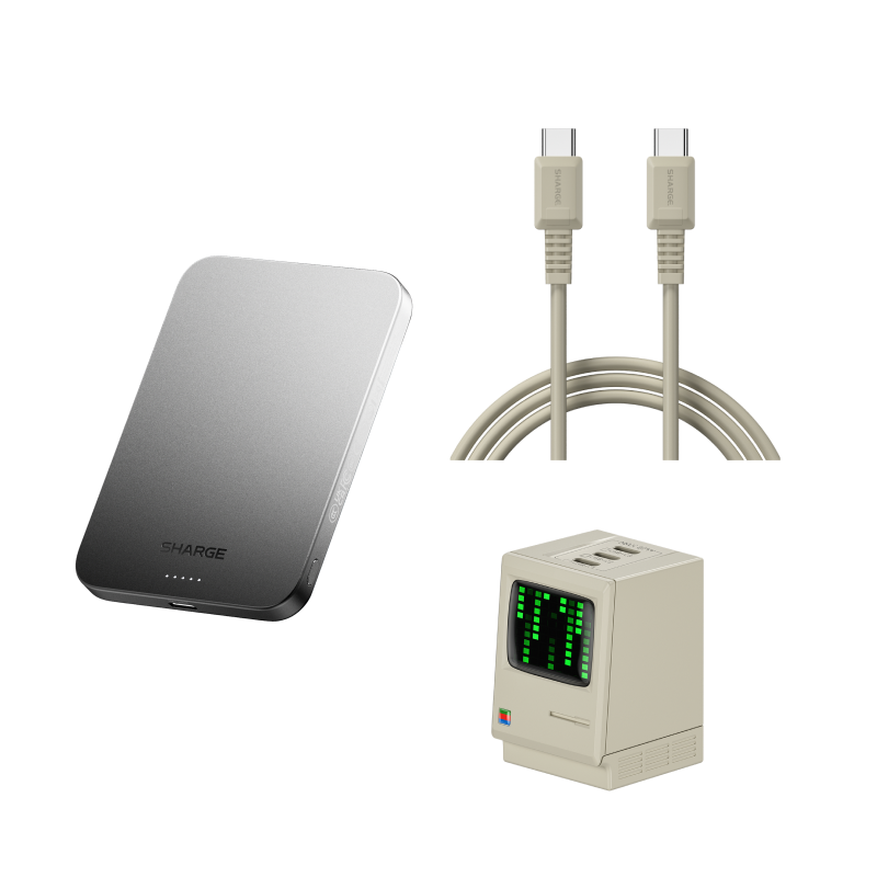 샤지 Portable Charging Combo 충전기 SSD허브 해외직구 정품